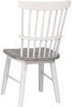 Winners Only® Brantley Gray/White Dining Side Chair-3