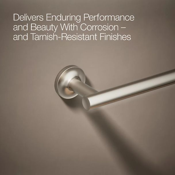 KOHLER® Purist® Vibrant Brushed Nickel 24" Towel Bar-4