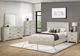 Monarch Specialties Inc. Bleached Oak Queen Panel Bed-1