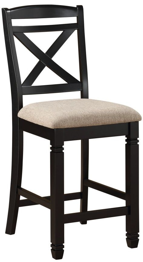 Mazin Furniture Baywater Black Counter Chair-0