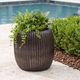 Uttermost® Vector Ridge Dark-Weathered Indoor-Outdoor Planter-1