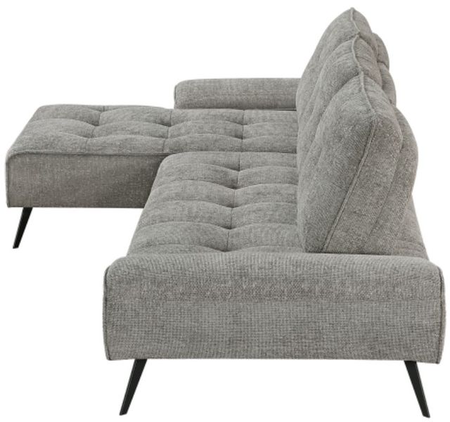 Homelegance® Dominic 2-Piece Dove Gray Left-Arm Facing Sectional and Chaise-3