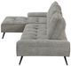 Homelegance® Dominic 2-Piece Dove Gray Left-Arm Facing Sectional and Chaise-3