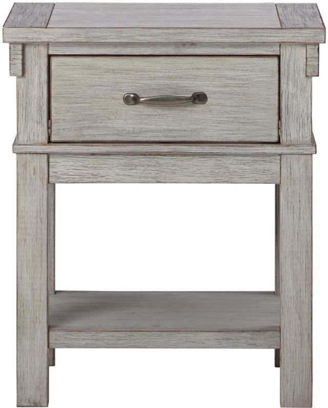 Signature Design by Ashley® Hollentown Whitewash Night Stand-1