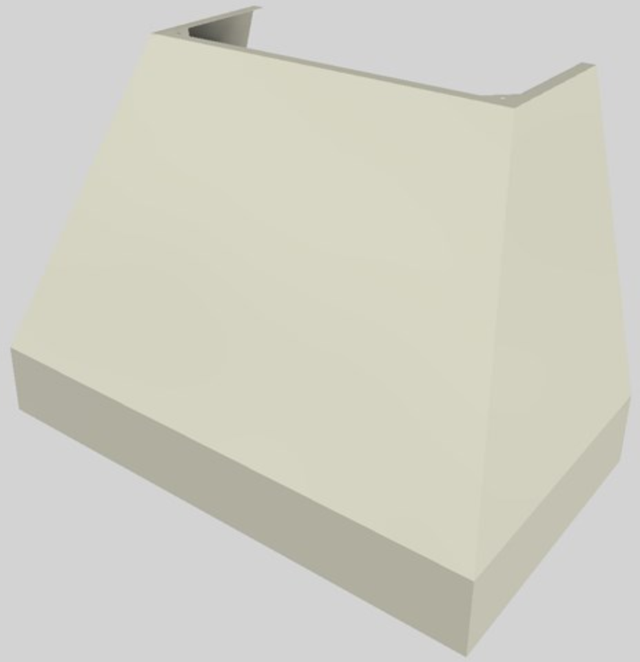 Vent-A-Hood® Designer Series 42" Biscuit Wall Mounted Range Hood-3