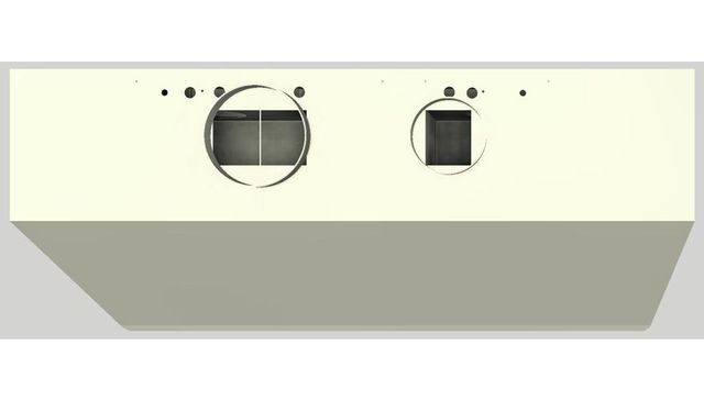 Vent-A-Hood® 60" Biscuit Wall Hood-2