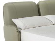 Natuzzi Editions Customizable Lake Queen Leather Bed-1