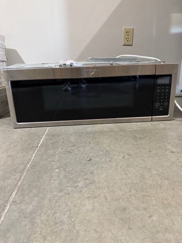 Clearance Whirlpool® 1.1 Cu. Ft. Stainless Steel Low Profile Over The Range Microwave-0