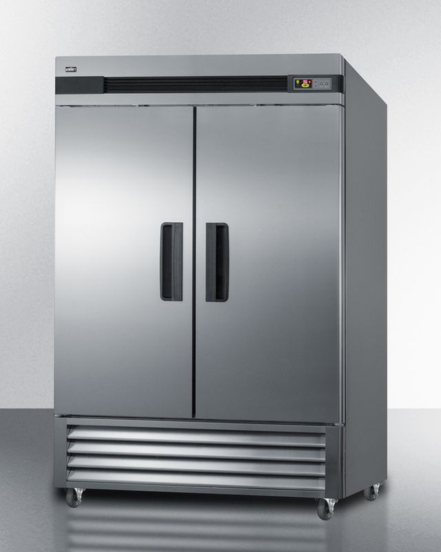 Summit® Commercial 56 in. 49.0 Cu. Ft. Stainless Steel Reach In Refrigerator-3