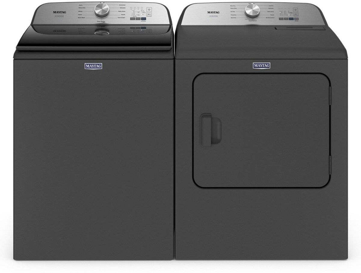 Ensemble de buanderie à chargement vertical Maytag® Animal Pet Pro - Noir