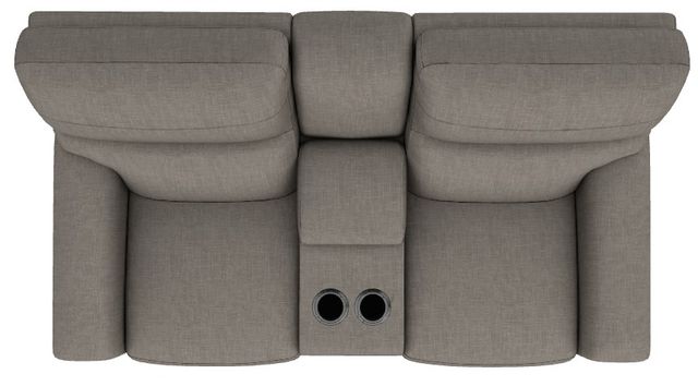La-Z-Boy® Ava Truffle Power Reclining Loveseat with Console and Headrest-4