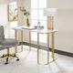 ACME Furniture Estie Gold/White Writing Desk-1