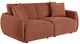 Coaster® Elysia 2-Piece Coral Upholstered Modular Lounge Loveseat-0