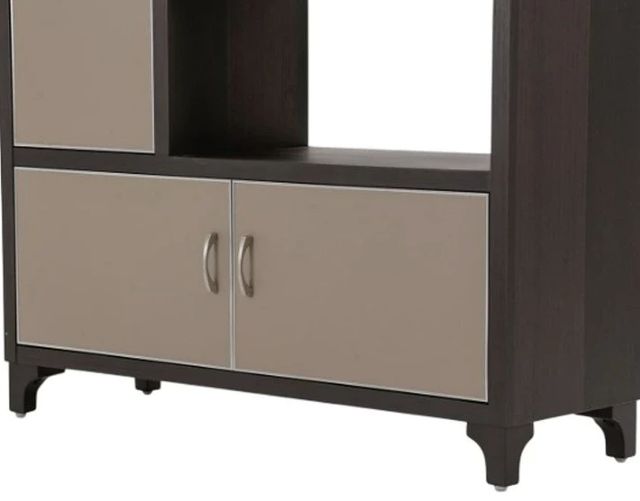 Michael Amini® 21 Cosmopolitan™ Pebble Grain Taupe/Umber Left Bookcase-2