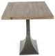 Nest Home Collections Makenzie Medium Gray Dining Table with Iron Base-4