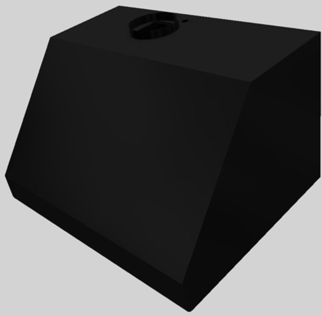 Vent-A-Hood® 30" Black Wall Mounted Range Hood-3