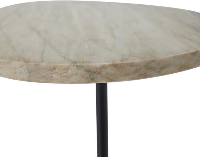 Renwil® Bethany Venezia Brown Side Table with Black Base-2