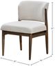 LH Home Fritz Athens Chestnut/Linen Taupe Dining Side Chair-2