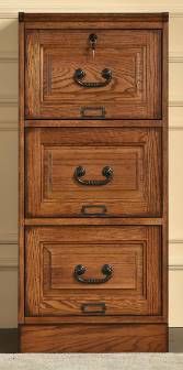 TEI Burnished Walnut File Cabinet