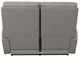 La-Z-Boy® Cassian Powder Power Reclining Loveseat with Headrest-4