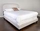 Bernards Amy Beige Upholstered Queen Panel Bed-1