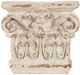 A & B Home 6-Piece Antique Cream 8" Wall Shelf Set-2