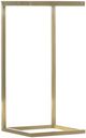 Hooker® Furniture Melange Holmes Silver Leaf C-Shaped Accent Table with Gold Base-0