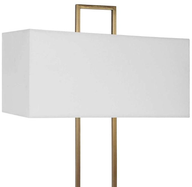 Uttermost® Column Gold/White Table Lamp-3