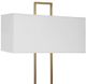 Uttermost® Column Gold/White Table Lamp-3