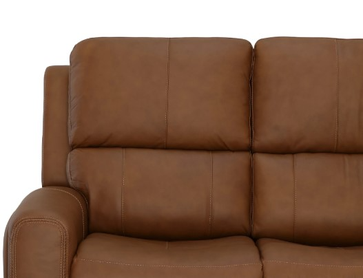 Flexsteel® Linden Power Reclining Sofa with Power Headrests and