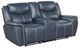 Coaster® Sloane 2-Piece Blue Upholstered Manual Reclining Living Room Set-2