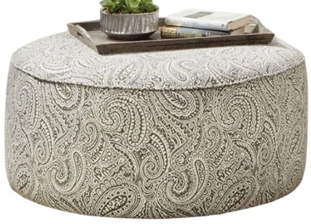 Furniture of America® Pocklington Paisley Multi Ottoman-0