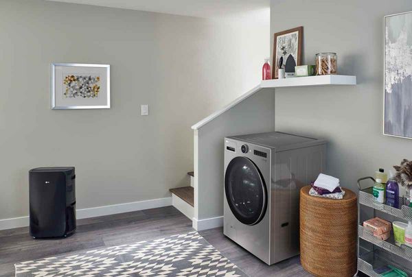 LG 5.0 Cu. Ft. Graphite Steel Washer Dryer Combo