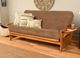 Kodiak Furniture Phoenix Marmont Mocha/Butternut Full Storage Futon with Mattress-4