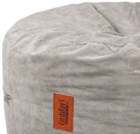 CordaRoy's® Gray Pouf Footstool-1
