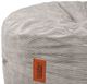 CordaRoy's® Gray Pouf Footstool-1