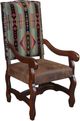 Horizon Home® Sedona Brown Upholstered Dining Arm Chair-0