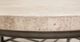 Riverside Furniture Capri Alabaster Travertine Coffee Table with Black Base-3
