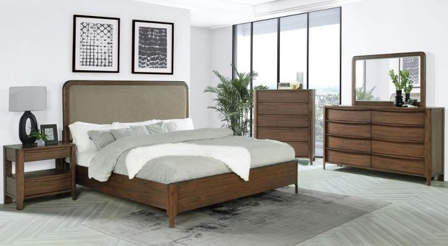 Coaster® Maderia Walnut Mirror-4