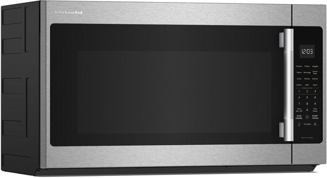 KitchenAid® 2.1Cu. Ft. PrintShield™ Stainless Steel Over The Range Microwave-3