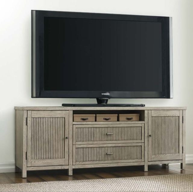 Hammary® West Fork Aged Taupe Merit Media Cabinet-1