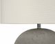 Monarch Specialties Inc. 20"H Grey Concrete Table Lamp-2