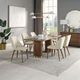 ACME Furniture Willene 2-Piece Beige/Walnut Side Chair Set-2