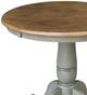 John Thomas Furniture® Dining Essentials Hickory Round Dining Table with Stone Transitional Pedestal Base-1