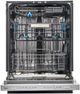 Midea® 24" Fingerprint Resistant Stainless Steel Top Control Buil Dishwasher with Sensor TruDry™ and STRAWash™-1