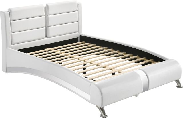 Coaster® Felicity 4-Piece Glossy White Full Bedroom Set-1