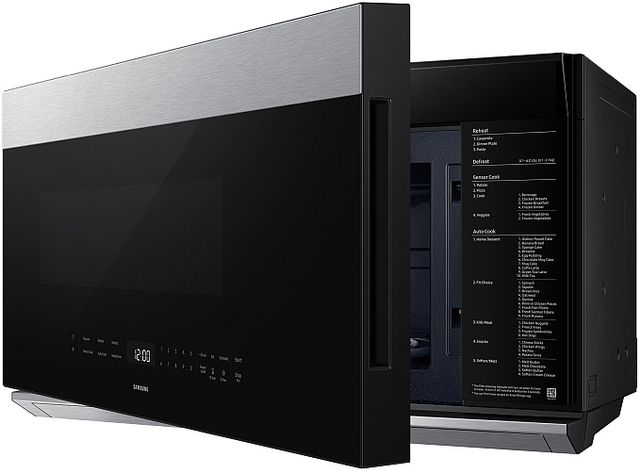 Samsung 30" 2.1 Cu. Ft. Black Over the Range Microwave with Dual Ventilation-4