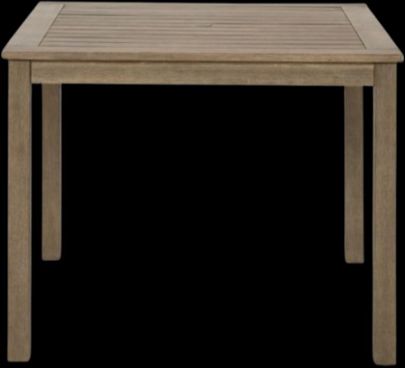 Signature Design by Ashley® Aria Plains Brown Wooden Outdoor Dining Table-1