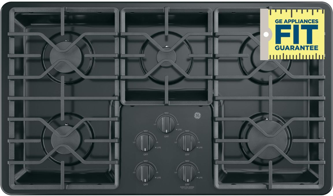 GE 36 Black Built In Gas Cooktop Downeast Home Appliance Center Portland ME