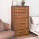 Ameriwood Home Ellwyn Bank Alder 5 Drawer Dresser-3